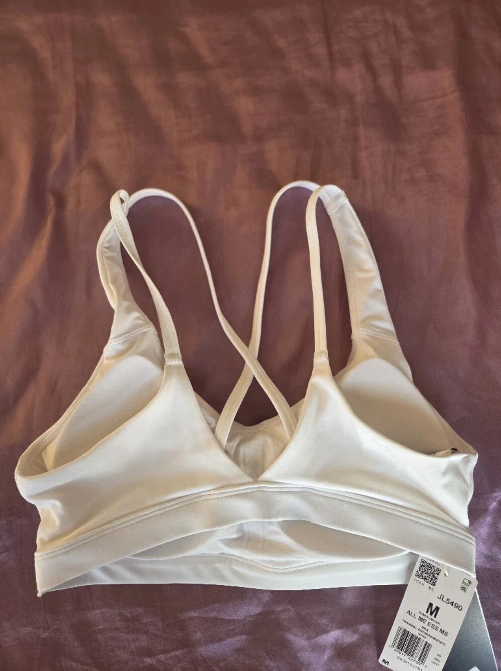 Adidas Women’s White Strappy Sports Bra